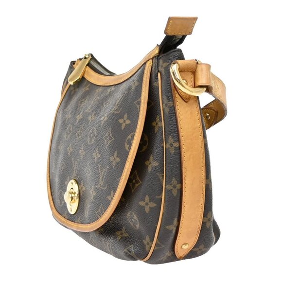 LOUIS VUITTON Tolum PM Shoulder Bag Monogram Leather Brown France - Picture 5 of 16